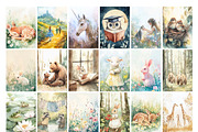 The Art of Being Little. Prints set, a Background Graphic by Lidberia (Thumbnail 3 of 9)