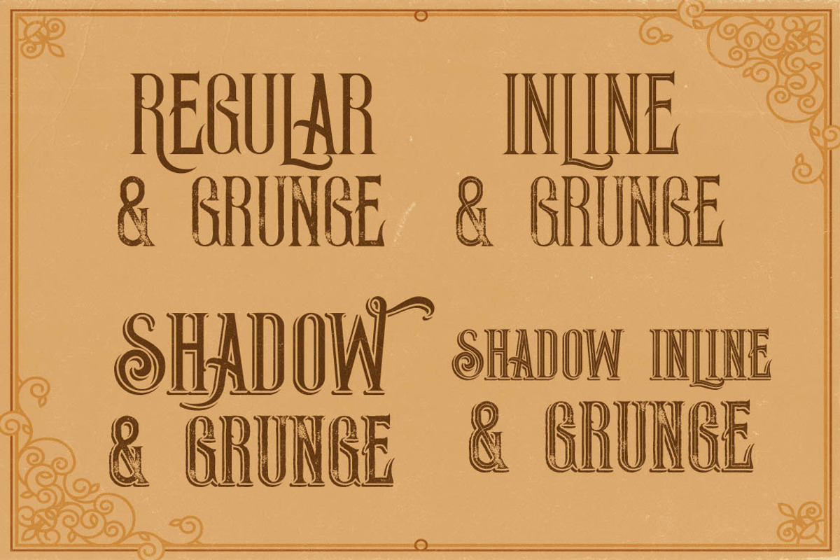 Thunder Typeface preview 2
