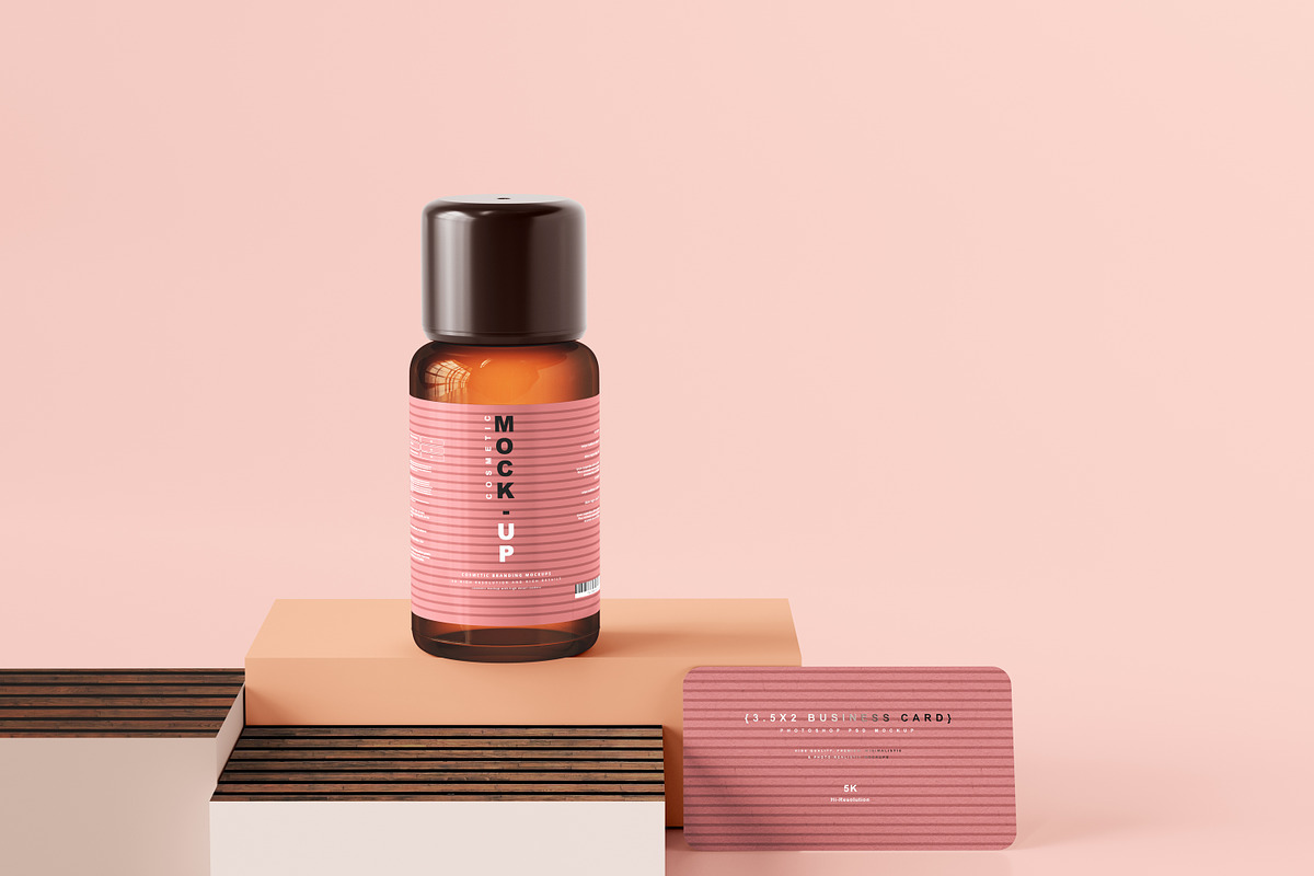 250+ Cosmetic Branding Mockup Bundle, a Cups & Container Mockup by pmvch (Photo 160 of 273)