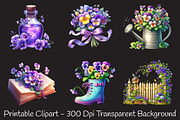 Spring Viola Flower Sublimation, an Illustration by RobertsArt (Thumbnail 3 of 7)
