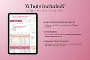 Simple Paycheck Budget - Red, a Templates & Theme by The Creative Plans co (Thumbnail 5 of 10)