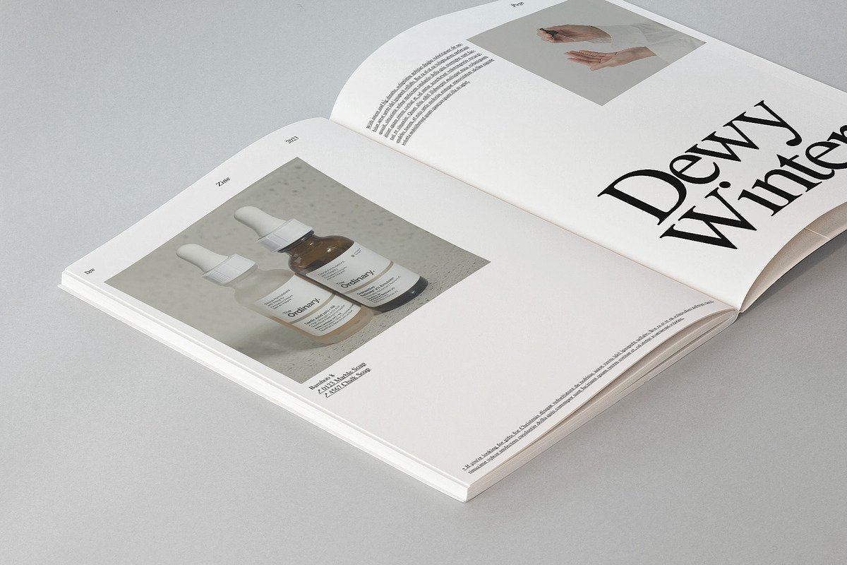 Product Brand Magazine Template⸻Dew, a Magazine Template by Studio Viita (Photo 2 of 10)