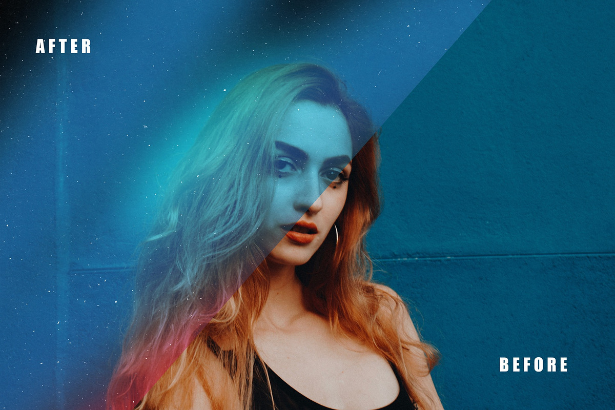 Dual Lighting Red Blue Photo Effect, a Layer Style Add-On by WudelMbois Studio (Photo 2 of 3)