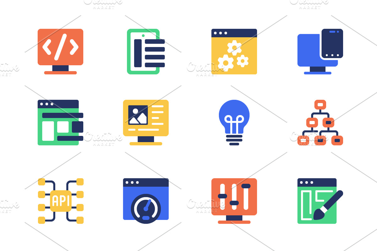 Flat Web Icons Pack, a Duotone Icon by alexdndz (Photo 26 of 29)