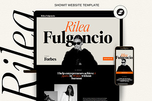 Showit Template for Business Coach, a Landing Page Template by Row Creative