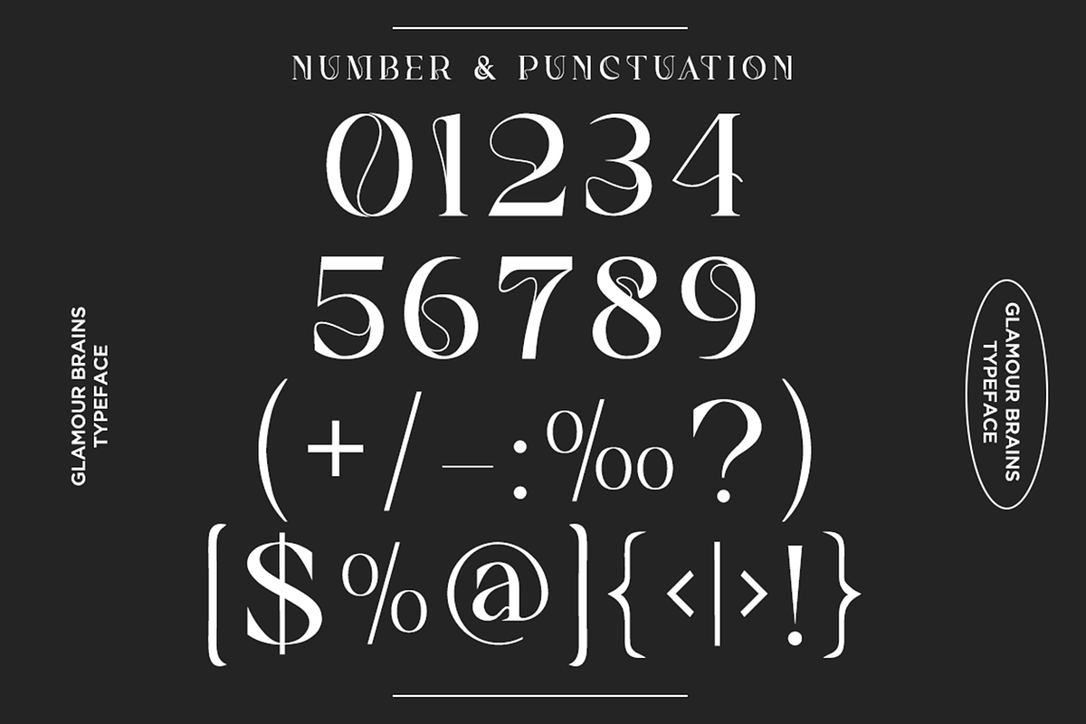 GLAMOUR BRAINS - By Haksen, a Serif Font by Haksen (Photo 12 of 17)