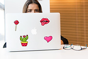 Retro pop art sticker bundle, an Object Illustration by JulyGart (Thumbnail 6 of 6)