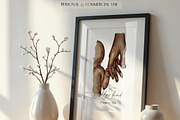 Father and Newborn | Holding Hands, an Illustration by EkaterinaViArt (Thumbnail 2 of 5)