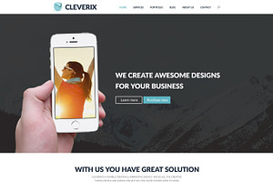 Cleverix Corporate PSD Template