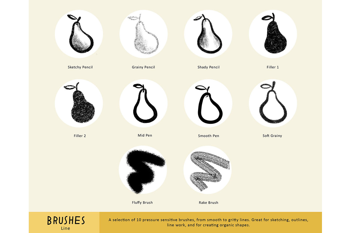 Procreate Texture Brush & Stamp Pack, a Brush Add-On by essillustration (Photo 5 of 17)