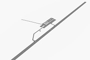 Modern Regional Airport, an Architecture 3D Model by 3DNUTS (Thumbnail 8 of 14)