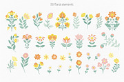 Folk Spring – Easter Bunny Clipart, a Decorative Illustration by Jenny Quince (Thumbnail 3 of 14)