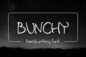 Bunchy - Modern Typeface