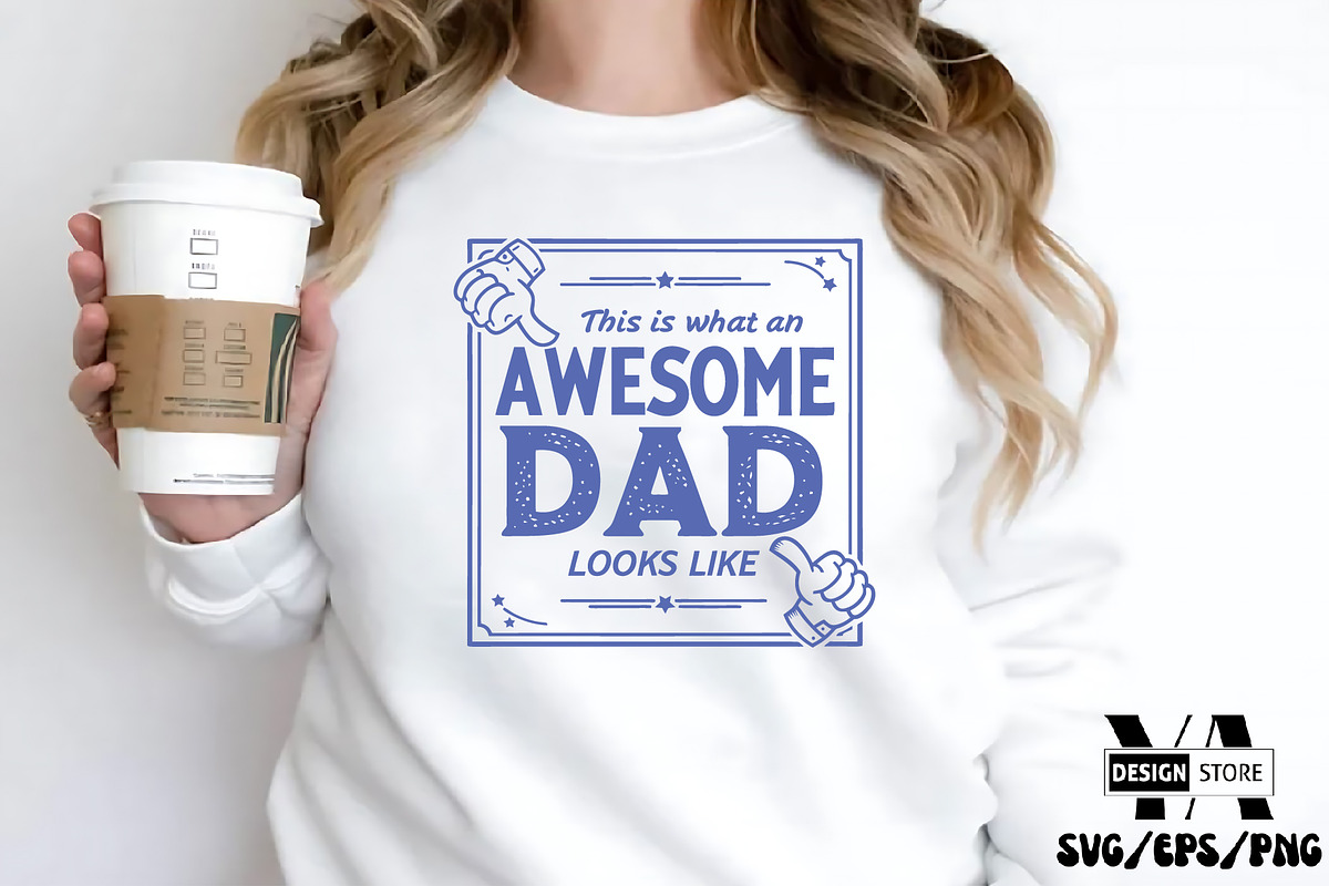 Funny Dad Father’s Day SVG Bundle, an Object Illustration by Ya_ Design Store (Photo 6 of 40)