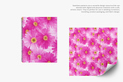 pink floral seamless pattern, a Pattern Graphic by Pink Studio Art (Thumbnail 2 of 5)