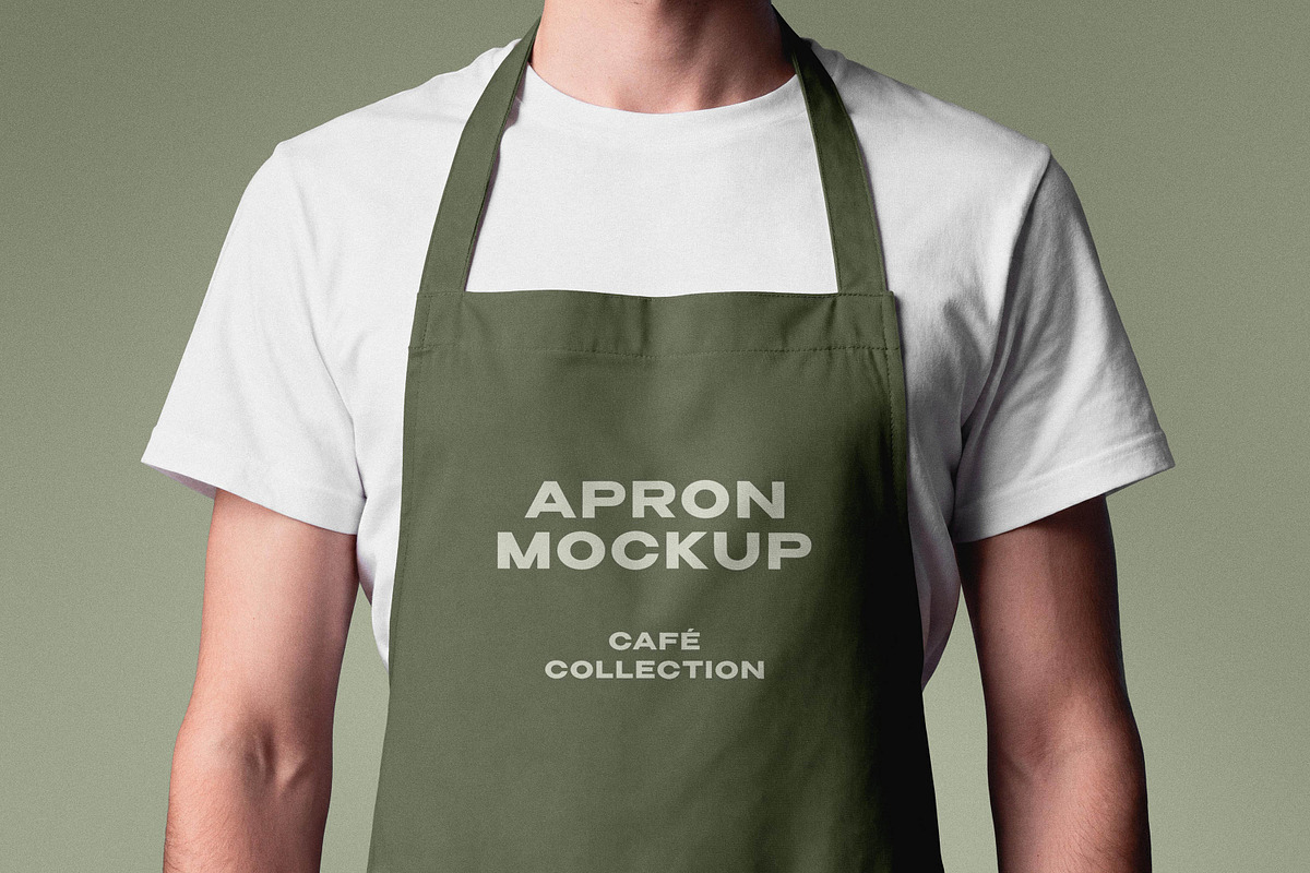 Cotton Apron Mockup, a Household Mockup by Design Squad (Photo 1 of 4)