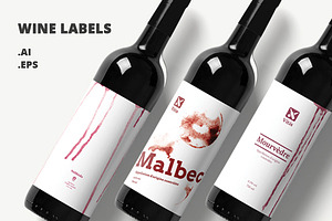 Wine Labels, a Templates & Theme by MHLY