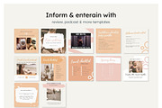 Boho Instagram Feed Canva Templates, a Social Media Template by Cultive Creative (Thumbnail 12 of 13)
