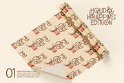 Winter Holiday Display Font, a Sans Serif Font by Graphicxell (Thumbnail 6 of 12)