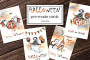 Halloween party. Watercolor set, an Object Graphic by Ana-Sakuta (Thumbnail 2 of 14)