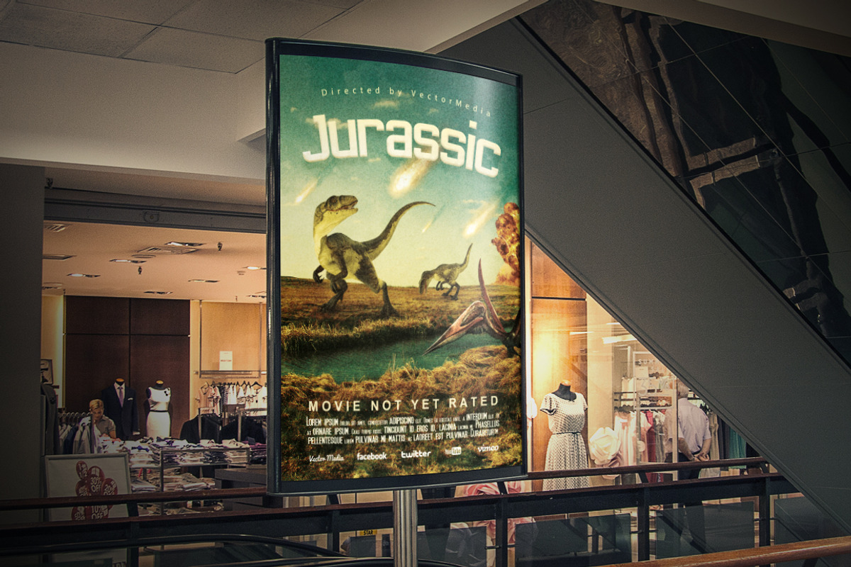 Jurassic - Flyer / Poster, a Flyer Template by VectorMedia (Photo 4 of 8)