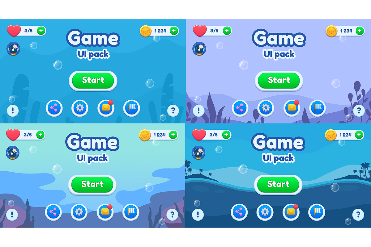 Casual GUI Mobile game UI pack, an Icon by KartInnka (Photo 21 of 24)