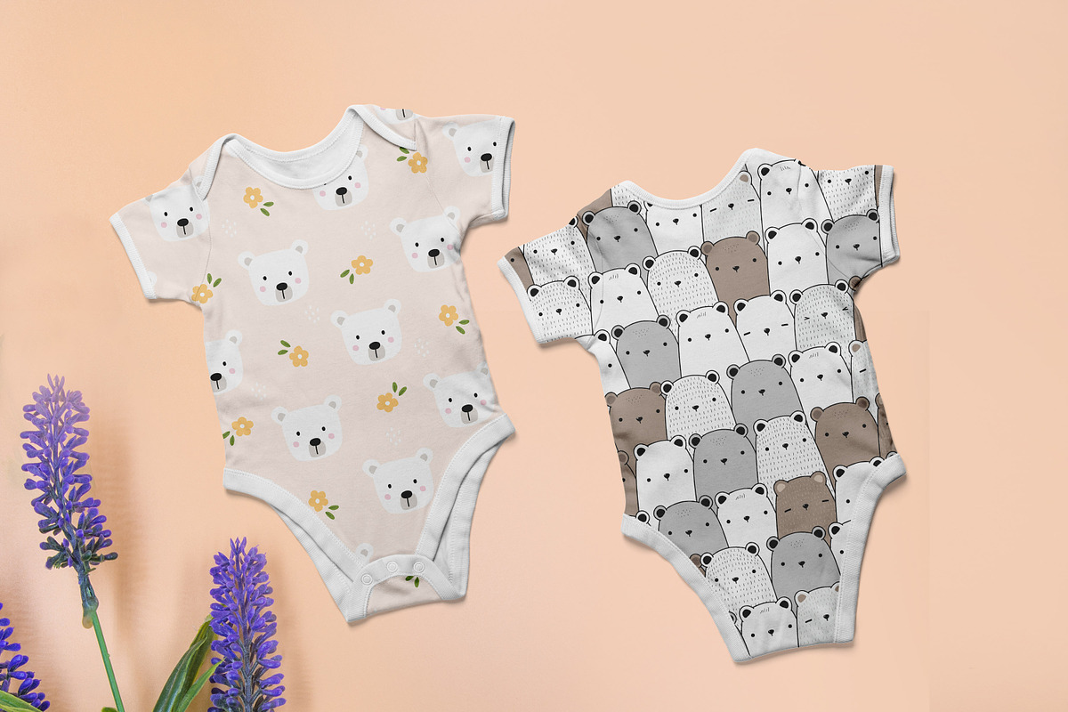 Bear Seamless Pattern, a Pattern Graphic by Digital Studio (Photo 4 of 8)