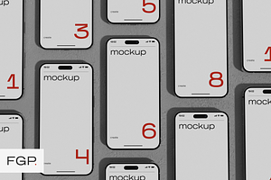 Multiscreen IPhone Mockup