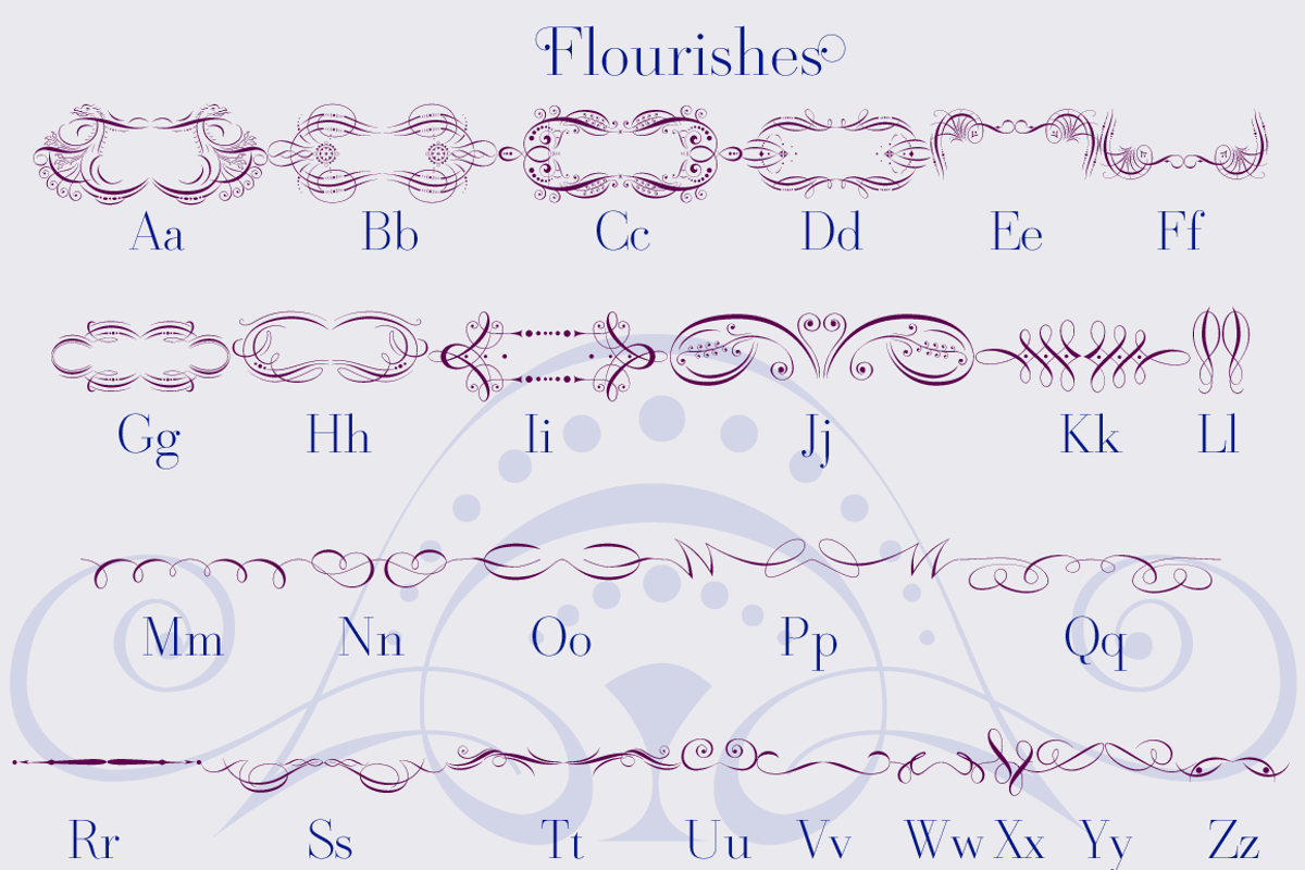 Scrolls and Flourishes preview 2