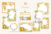 Safari kid's watercolor illustration, an Animal Illustration by Fedulova Art (Thumbnail 12 of 16)
