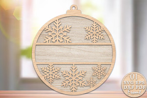 Christmas Custom Ornament Laser Cut, a Decorative Illustration by Rose Art