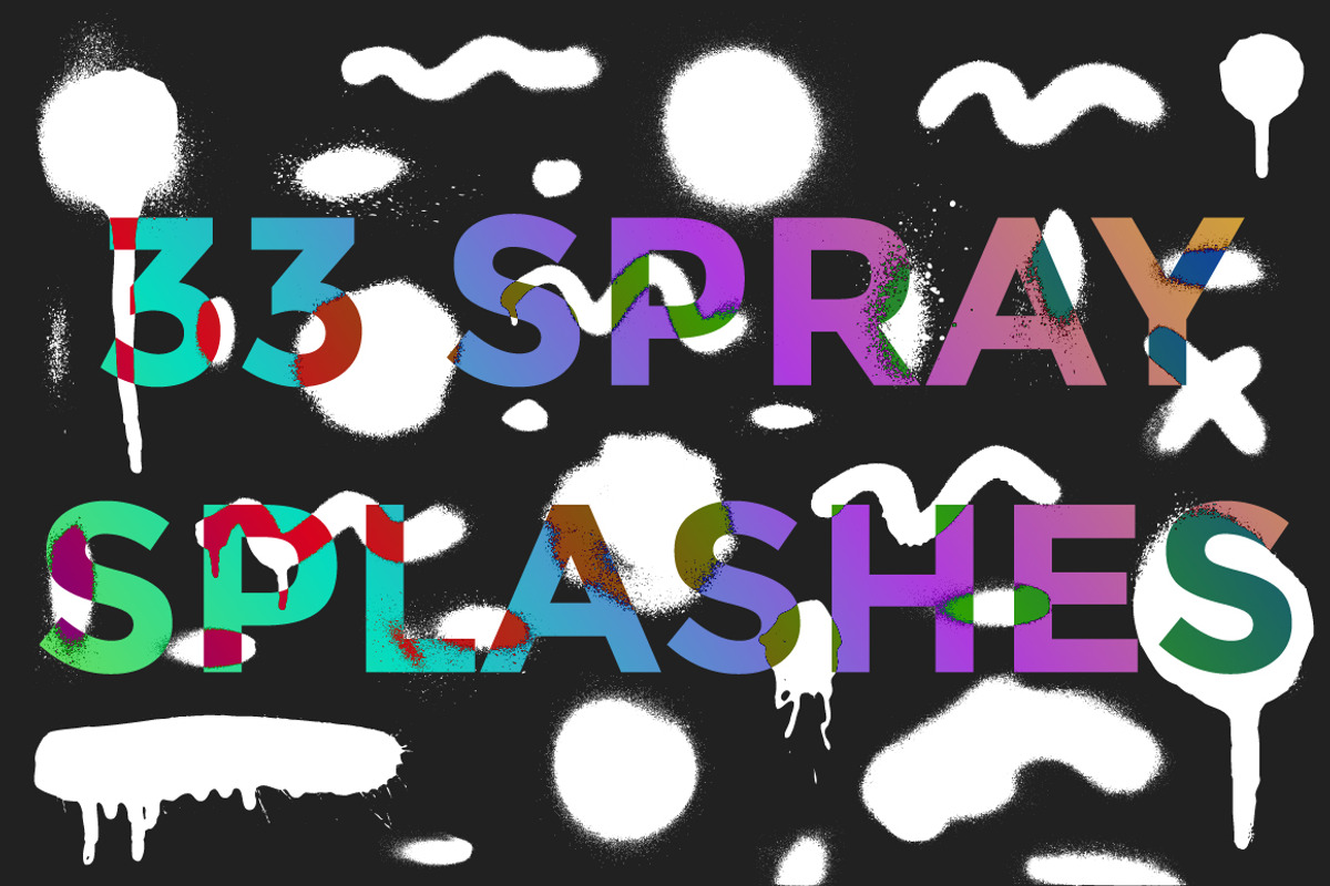 Spray Paint, a Texture Graphic by TRIKONA (Photo 3 of 7)