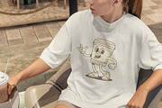 Coffee Cup Cartoon Mascot Character, a Food Illustration by Vasya Kobelev (Thumbnail 8 of 8)