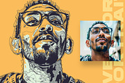 Vector Portrait Photo Effect, an Action Add-On by Amorjesu.com (Thumbnail 9 of 28)