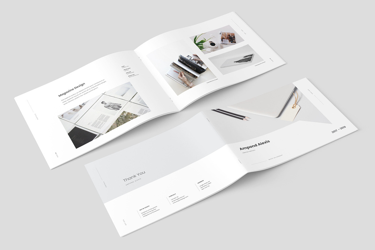 Design Portfolio Template, a Brochure Template by Meenom Templates (Photo 1 of 9)