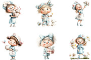 Whimsical Nurse PNG Clipart, a Seasonal Illustration by Designking (Thumbnail 3 of 5)