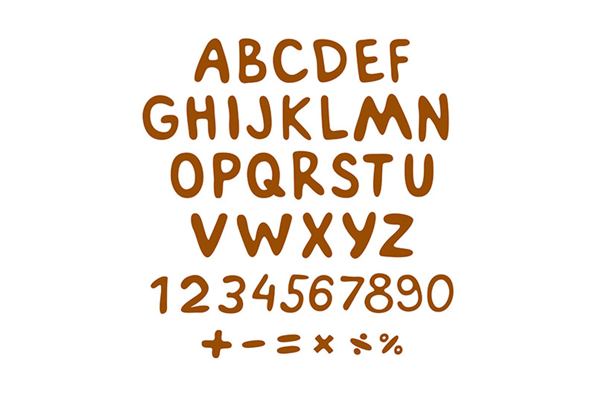 Alphabet font color for children ABC, a Background Graphic by Rommeo79