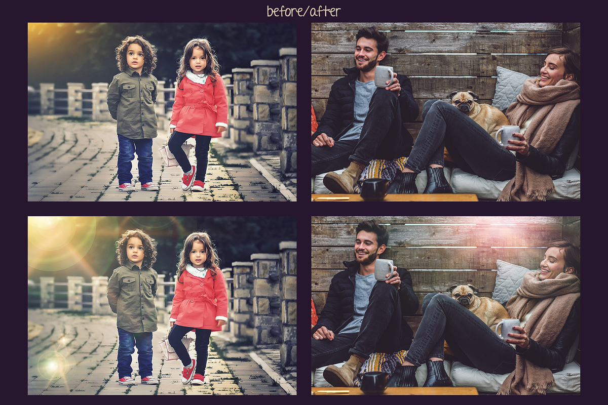 4K Light & Glow Overlays preview 2