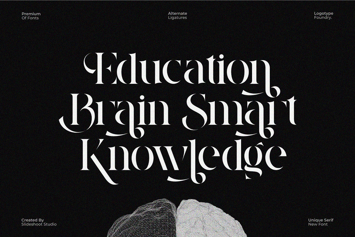 Vistera || Stencil Serif Font, a Serif Font by Idea Studio (Photo 4 of 10)
