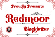 Redmoor - Typeface, a Blackletter Font by BearyType Studio (Thumbnail 1 of 7)