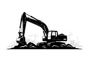 Excavator Construction Vector Bundle, an Illustration by Amazin_art (Thumbnail 5 of 51)