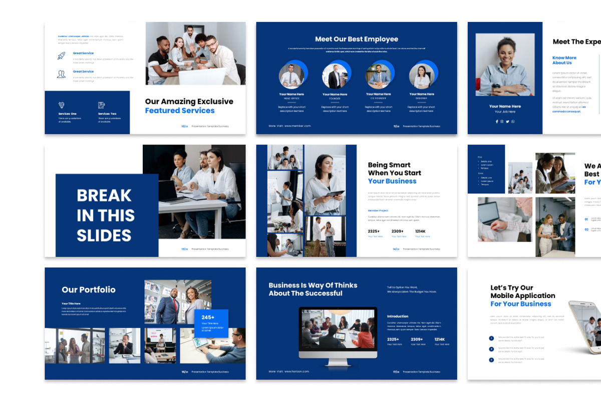 Member - PowerPoint Template, a Presentation Template by MA-KING_ART