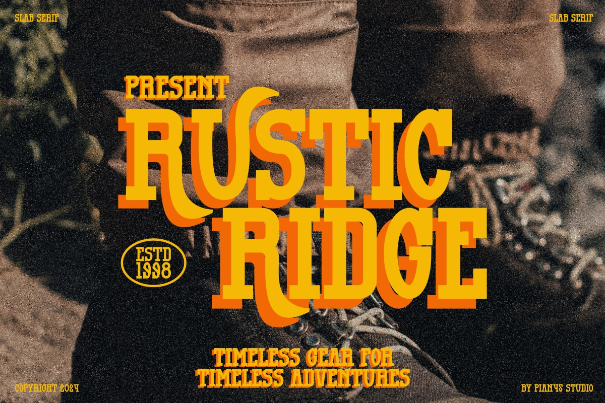 Summit Chores - Classic Slab Serif, a Slab Serif Font by Pian45 Studio (Photo 4 of 8)