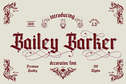 Bailey barker, a Serif Font by LetterStock (Thumbnail 1 of 7)