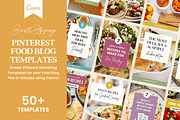 Canva Pinterest Food Blog Templates, a Social Media Template by Fallon Gerst (Thumbnail 2 of 7)