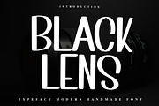 Black Lens, a Sans Serif Font by InermediaSTUDIO (Thumbnail 1 of 7)