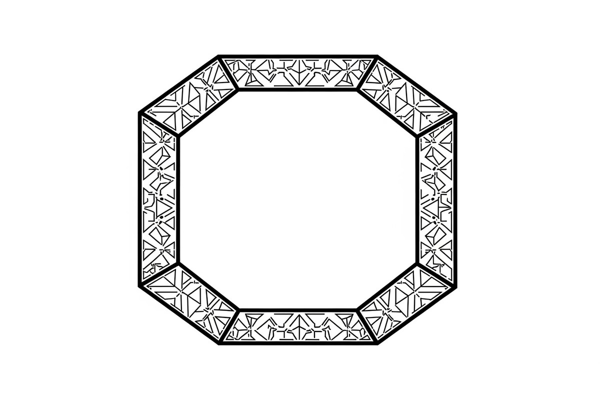 Polygon Frame & Label Bundle, an Illustration by Creativeshirt (Photo 12 of 51)