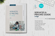 Services & Pricing Guide Template, a Brochure Template by Sabin (Thumbnail 1 of 7)