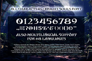Knight Souls, a Symbol Font by Ditatype (Thumbnail 10 of 10)