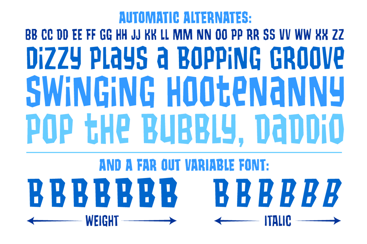 Cool Beans - bouncy beatnik style, a Handwritten Font by Comicraft Fonts (Photo 4 of 5)